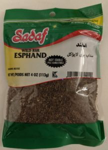 Esphand - Syrian Rue - Peganum harmala seeds